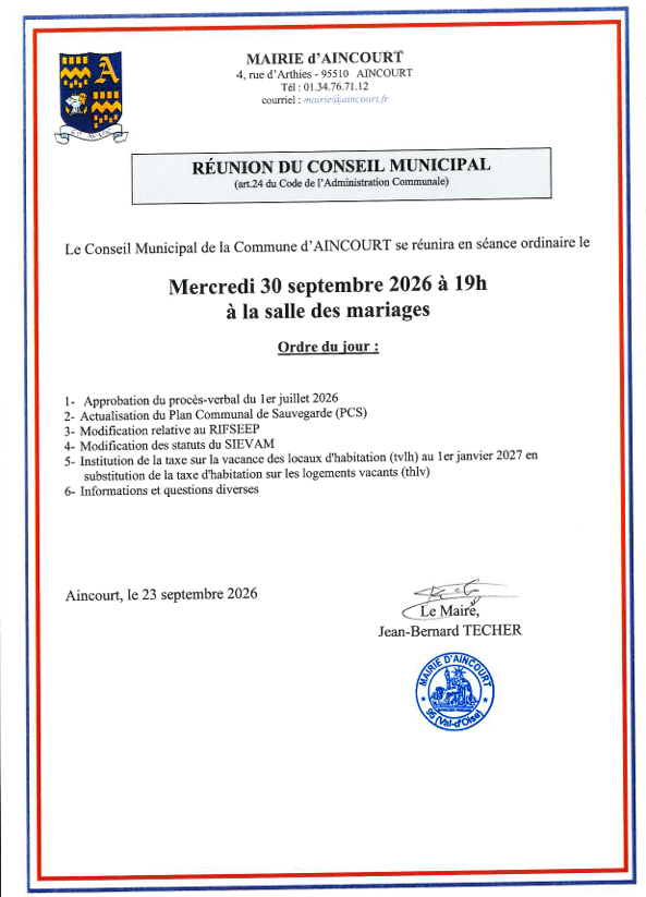 Affiche CM 30092026